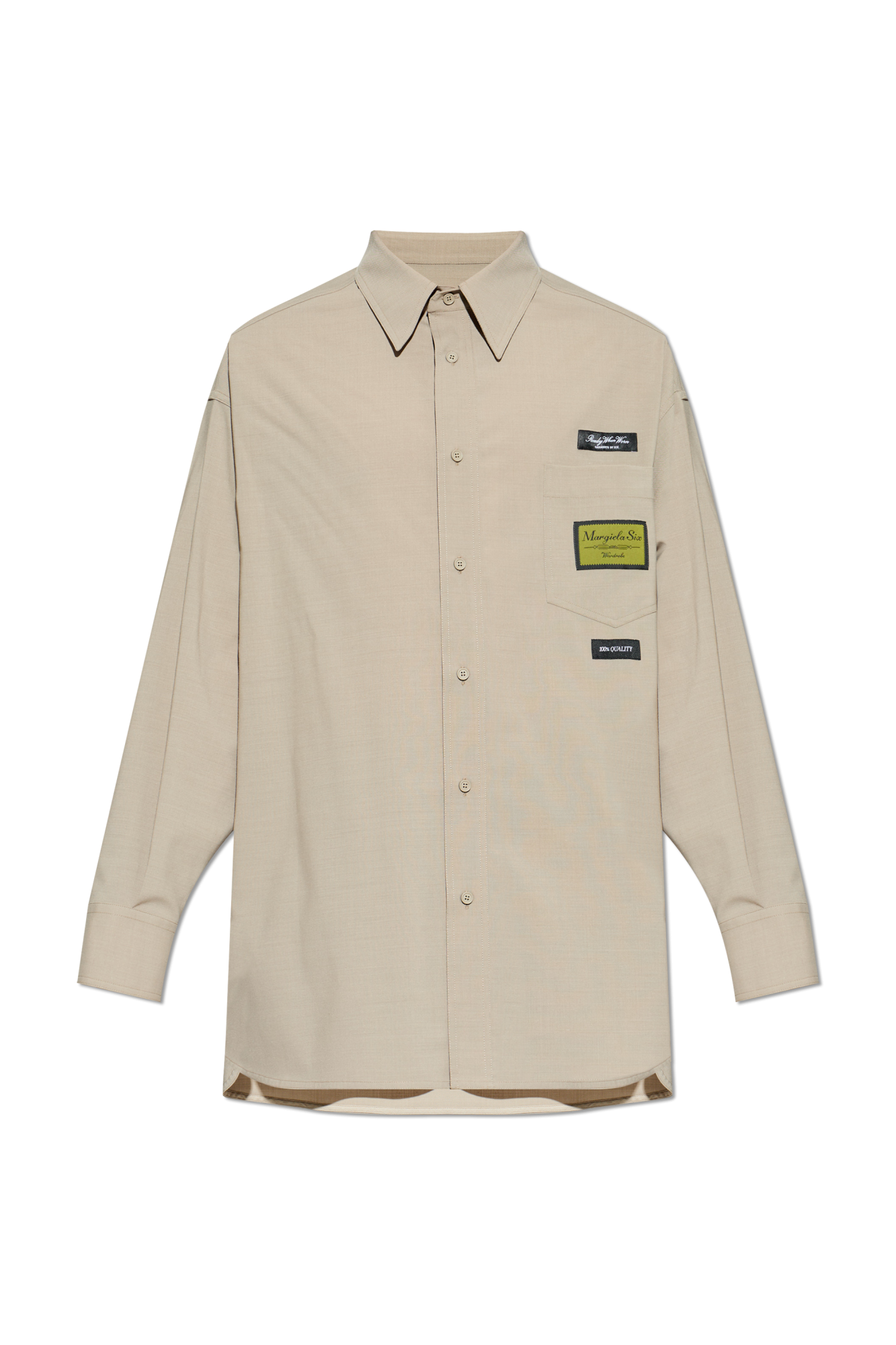 MM6 Maison Margiela Shirt with patches | Men's | Vitkac